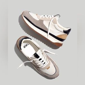 Kickoff Trainer Sneakers in (Re)sourced Canvas and Suede